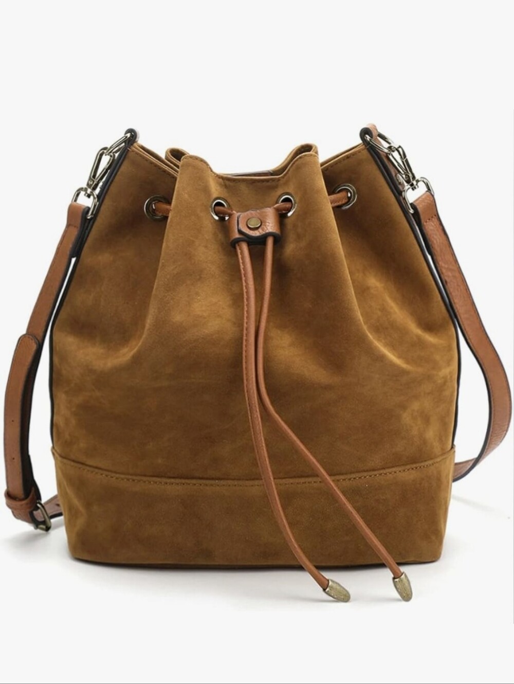 Bucket Bag with 2 Detachable Straps